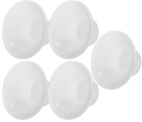 BIUDECO Vaso da Notte Unisex 5 Pezzi in Plastica Resistente 1200ml Sputacchiera Antiscivolo per Uso Ospedaliero e Domestico, Padella per Urina Portatile Leggera e Monouso