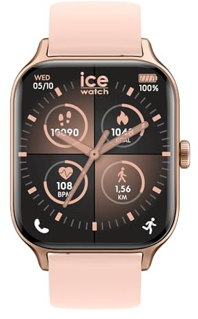ICE-WATCH - Ice fit RT 3.0 Rose-Gold Nude - Montre connectée de Sport Rose-Gold pour Femme avec Bracelet en Silicone - 025280 (1,97 Pouces)