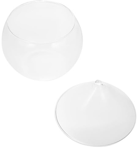 NULYLU 1pezzi Bicchiere da Cocktail Creativo in Vetro Trasparente con Base Triangolo Capacità Versatile per Cocktail e Gelato Adatto per Casa Ristorante e Regalo Originale