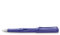 Lamy 1234835 safari candy Füllhalter 21 – Moderner Füller in der Farbe Violet mit ergonomischem Griff und zeitlosem Design – Federstärke M - Sondermodell