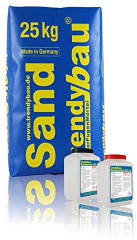 trendybau 2K Pflasterfugenmörtel DränFuge EP-18 D steingrau 26,8 kg