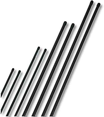 Windhager Stahl-Pflanzstab SET, Stahl-Rankstab, Pflanzenstütze, Rankhilfe, Pflanzstäbe, Tomatenstäbe, Grün, 20 Stück, 150 cm