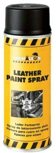 Chamäleon - Spray para cuero (400 ml), color negro