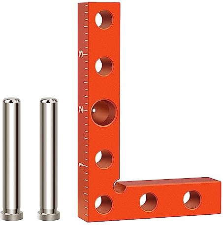 Mini Small Square Center Finder Tool, 90 Degree Precision Machinist Square Quick Measuring Square Edge Marking Center Finder, Marking Gauge Carpenters Square for Carpenters (1PC)