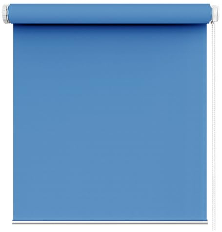 Seitenzug Springrollos 75 x 180 cm Tag-Nacht-Rollo ohne Bohren, Sonnenschutz Klemmrollo, Seitenzugrollo Verdunkelung für Fenster, für Alle Fenster ohne Bohren, Dunkelblau