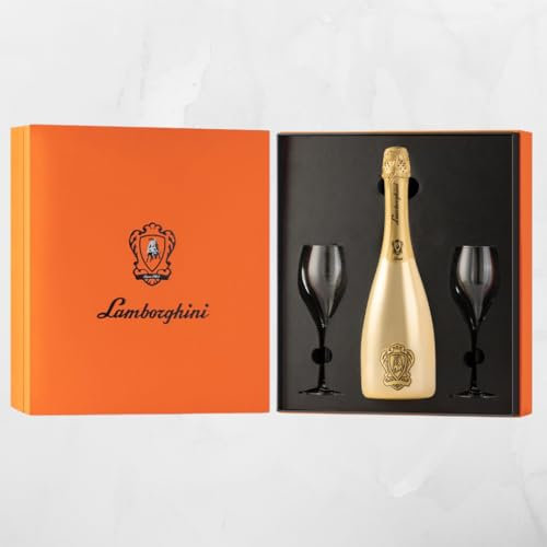 Lamborghini Cofanetto Bollicine + Flûte (BRUT GOLD)