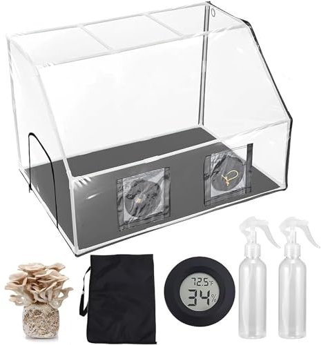 Still Air Box Mycologie des Champignons, Tente de Culture de Champignons, boîte de Culture Portable 90 x 60 x 60 cm, Station de Propagation de hotte, kit de Culture de Champignons, for Fournitures de