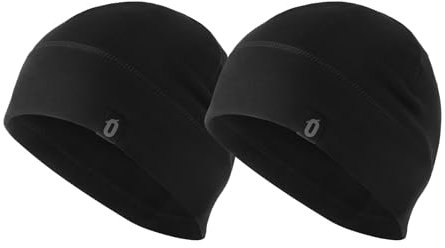 GEAR WEAR Fahrradmütze,Umweltfreundliche Leichte Weiche Warm Gefüttertes Fleece Dünne Mütze zum Laufmütze Joggen Ski Snowboarden Wandern Motorrad Sportmütze Totenkopfkappe Winter