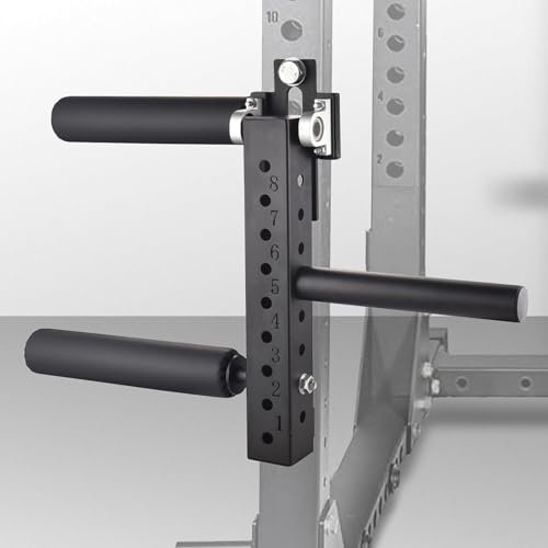 16/18/26 mm Power Rack-montierte Beinstrecker- und Curl-Maschine, sitzende Beinstrecker-Ausrüstung, verstellbarer Bein-Fitnessgeräte-Aufsatz für das Training der Beinmuskulatur des Unterkörpers