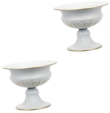 Alipis 2pcs Cemetery Flower Pots Memorial Vase for Graves Metal Flower Container for Headstones