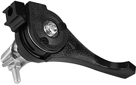 Cocoarm Drosselhebel Geschwindigkeitsregelhebel Gashebel für Rasenmäher 19mm Lenkerersatz aus Kunststoff + Metall Schwarz + Silber