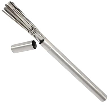 YIUPEDRFG Brochettes de grillades en Acier Inoxydable conçues pour Un Confort Maximal et Une Excellente Prise en Main, pour des brochettes savoureuses au Barbecue, Argent, 30 cm