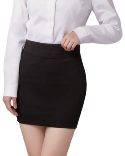 Alexis Leroy Gonna Matita per Donna, Vita Alta con Shorts Integrato – Modello Aderente, Effetto Snellente, Antiscivolo