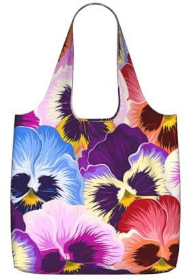 YWPCOIUYB Pensamientos,Bolsas de compras reutilizables, bolsas de supermercado plegables, bolsas de gran capacidad
