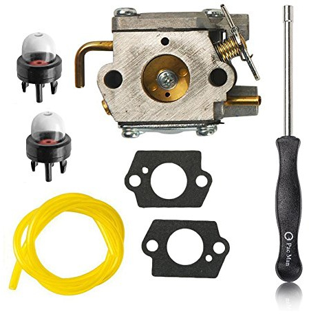 OuyFilters Carburateur avec kit d'outils de réglage de Ligne de Carburant Compatible with débroussailleuses Walbro WT-827 WT-149A WT-275 WT-454 WT-539 Carb Ryan Ryobi