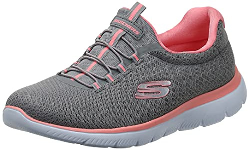 Skechers Sport Women's Summits Sneaker,grey/pink,9.5 W US