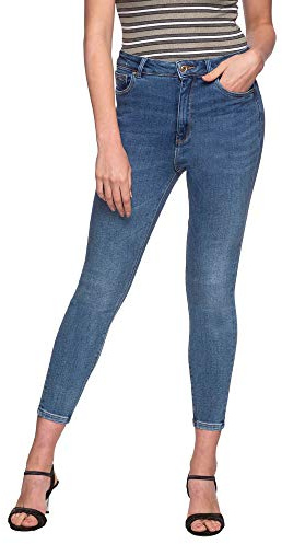 ONLY Female Skinny Jeans ONLMILA Hohe Taille Skinny Fit Knöchellang Jeans