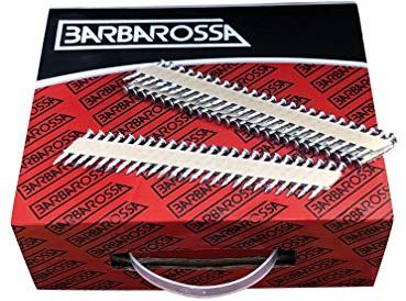 Barbarossa Positive Placement Nails (2500) | Metal Connector Twist Nails Electro Galvanised 35mm Pack of 2500 Nails