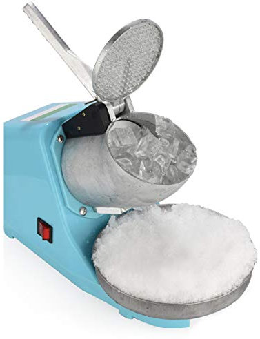 SYTH Picadores de Hielo eléctricos,Máquina trituradora de Hielo,máquina para Hacer Nieve para Uso doméstico y Comercial para Helados, Bebidas frías, Postre de Frutas,65 kg/Hora,300 W