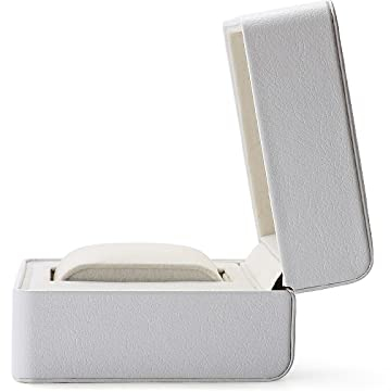 YOYUMI Uhrenkasten Schmuckverpackungsbox Armband Armband Display Box Uhrenbox Einzeluhr Aufbewahrungsbox Weiß