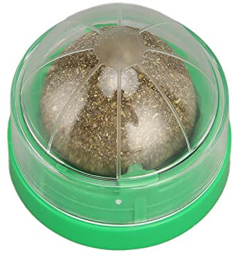 Katzenminze-Ball, 360 Grad Drehbarer, Gesunder Katzenminzen-Wandball, Interaktiver, Essbarer Katzenleckball, Indoor-Katzen-Snackball, Drehbar, an der Wand Befestigt, Klebrig auf Katzenspielzeug