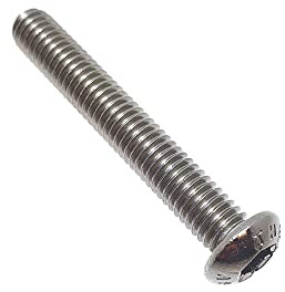 50 Stk Linsenkopfschraube ISO 7380-1 M4 x 20 T20 Vollgewinde A2