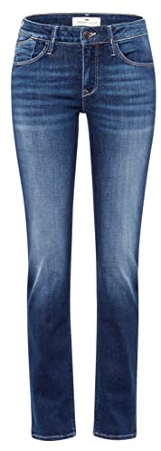 Cross Jeans Damen Jeans Rose - Regular Fit - Blau - Mid Blue W28-W38 Stretch, Größe:36W / 32L, Farbvariante:Mid Blue 073
