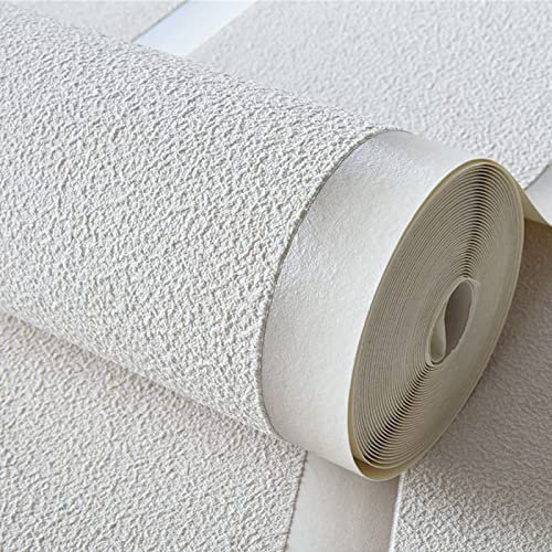 VGAZE Tapete Breite Streifen Tapete Verdickte Angenehme Haptik, Sonnenschutz, Atmungsaktiv, Antifouling Möbelaufkleber, Sofa Hintergrund, Beige, 53 * 1000 cm