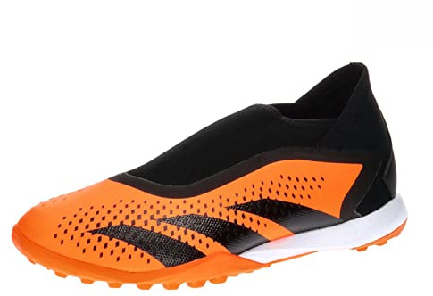 adidas Mens Accuracy.3 Laceless Astro Turf Trainers Football Boots Orange/Black 8 UK