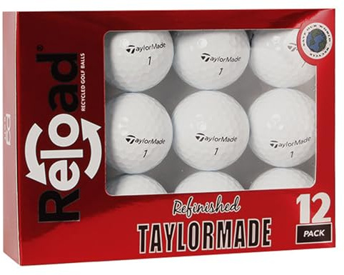 LostGolfBalls - Taylormade TP5 Golf Balls, Mint Quality, 12 Pack