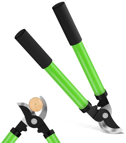 Chilymes Bypass cesoie per potatura da giardino, lama affilata in acciaio di precisione temprato SK5, adatta per tagliare legno fresco fino a 30 mm, affilata e durevole
