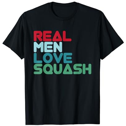 Real Men Love Squash Squash Player T-Shirt