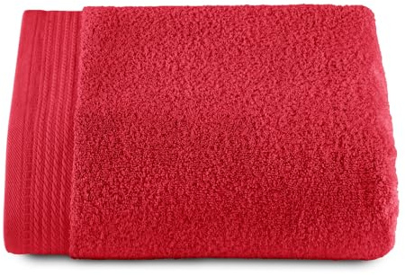 Top Towel – Premium – Große Badetücher – Badetücher – 1 Duschtuch – 70 x 140 cm – 100 % Baumwolle – 600 Gramm - Rot