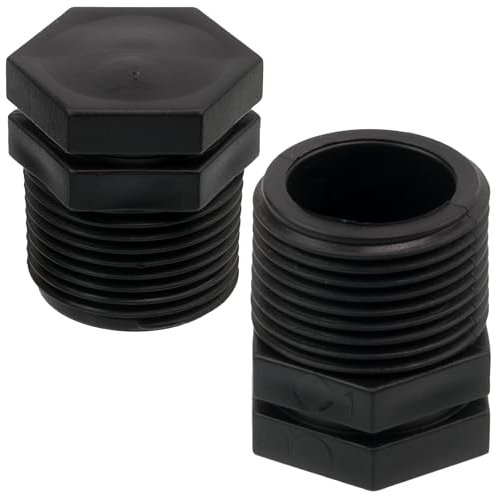 AERZETIX - C75019 - Juego 5 Tapones macho 3/4 para atornillar para manguera de riego sistema de goteo - presión máx 10 bar - en polietileno - racor circuito tapa irrigación