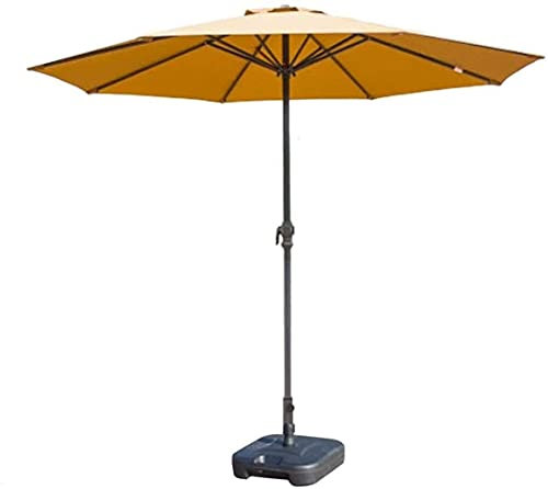 OWOHYG Sonnenschirm, Gartenschirm, 9 Fuß, Terrassen-/Gartenschirm mit Kurbel, perfekt für den Außenbereich, Hof, Strand, kommerzielle Veranstaltungen, Märkte, g, Schwimmbadseite