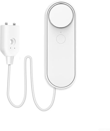 HpLive Für Tuya WLAN Wasserlecksensor, 90-dB Alarm Wasserstandsmelder Sicherheitsalarm mit 3meter Kabel für Zuhause