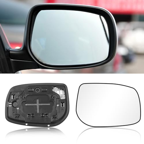 Altsbaos 1PCS Compatibile con Vetro Specchio toyota Yaris 2006 2007 2008 2009 2010 2011 Specchietto Yaris Specchio Retrovisore Riscaldato Destro
