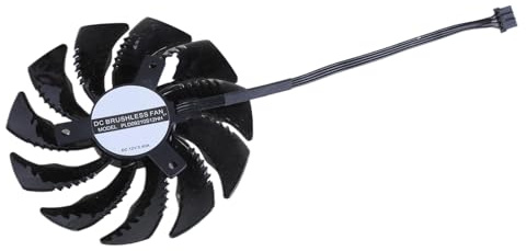 Oxxggkao GPU Ventola di Raffreddamento Ad Alta Efficienza Per GTX1080 Scheda Grafica Connettore 4Pin Installazione Facile Funzionamento Silenzioso PLD09210S12HH Video Editing Soluzione di