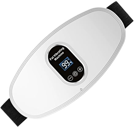 Masajeador Abdominal Inalámbrico Niveles Ajustables | Masajeador Vibratorio de Abdomen Ejercicio Y Deportes En Casa Para Hombre Y Mujer Cinturón Relajación Corporal