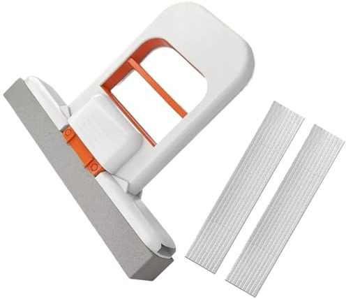 YUPEIUKLI Trapeador de Esponja pequeño Trapeador de Lavado Trapeador pequeño portátil Super Absorbente para Escritorio Piso Baño Cocina Vidrio Coche
