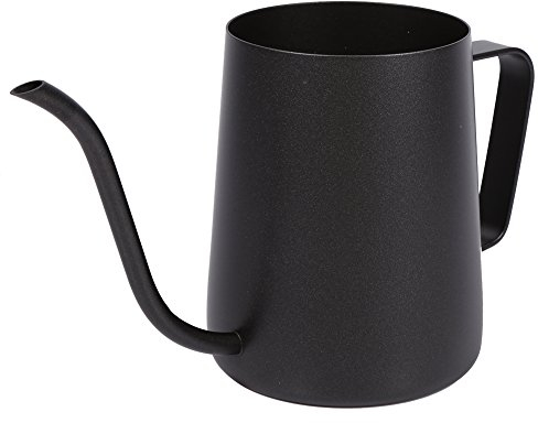Nero Pittura in Acciaio Inox pour Coffee Drip Pot bollitore con beccuccio Over a Collo d' Oca Control 250 ml/350ml