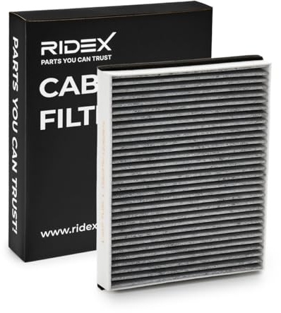 RIDEX 424I0413 Innenraumfilter Pollenfilter Aktivkohlefilter Höhe: 35 Breite: 203 Länge: 244 Kompatibel mit FORD FOCUS III Turnier Kuga Mk2 DM2 MONDEO IV Turnier BA7 S-MAX WA6 FOCUS III