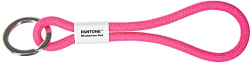 Pantone Design-Schlüsselband Key Chain Short | Schlüsselanhänger robust und farbenfroh | kurz | rhodamine red | rhodamine rot, 18