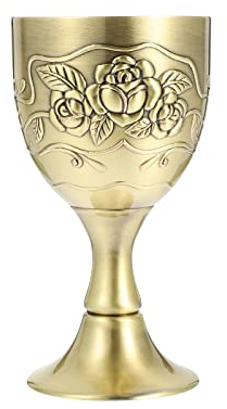 TOPBATHY Copa De Licor Retro Relieve Vaso Para Vinos y Espirituosos Diseño Compacto Para Decoración y Uso Diario