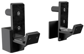 Atletica R5 J-Hooks | 1 Paar | Bis 350 kg belastbar | Einfach höhenverstellbar | Austauschbare Hartplastik-Protektoren | Tiefe Mulde | Cross-kompatibel