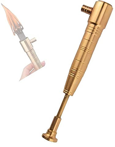 bcdef Metallfackel, Kerosin, Outdoor-Feuerzeug-Serie, große Messing-Fackel, Benzin, Vintage-Feuerzeug, Winddicht, Sammlerfeuerzeug, tragbares, nachfüllbares Zigarrenfeuerzeug