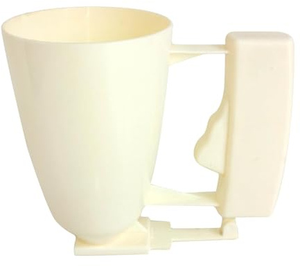 Baoblaze Dosatore per Impasto per Cupcake, Utensili da Cucina, Accessorio per la Cottura di polpette in casa, per Piastra, Cupcake, Dessert, crêpe, Beige