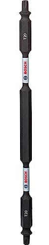 Bosch Accessories Professional professional 2608522360 8tlg. Doppelschrauber Set Torx (Impact Control, 8 x T20-T20 Bits-Länge: 150mm, Pick and Click)