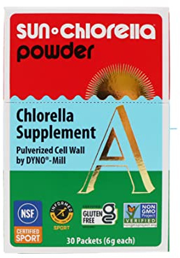 Sun Chlorella Sun Chlorella A Powder 30 Packets 6 g Each