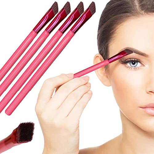 The Magic Lot de 4 pinceaux à sourcils Magic Stroke Brow Brush 4D Brosse multifonction pour sourcils Pinceau à sourcils ultra fin